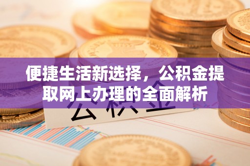 蓬安便捷生活新选择，公积金提取网上办理的全面解析