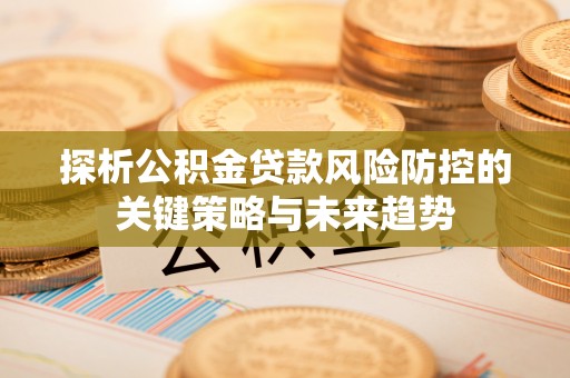 蓬安探析公积金贷款风险防控的关键策略与未来趋势