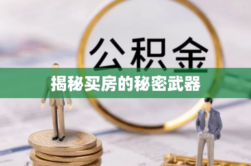 蓬安揭秘买房的秘密武器