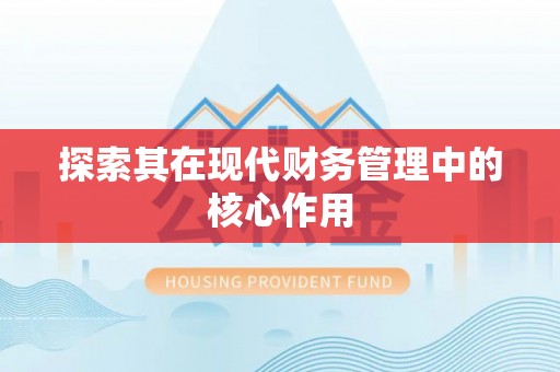 蓬安探索其在现代财务管理中的核心作用