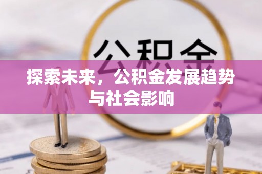 蓬安探索未来，公积金发展趋势与社会影响