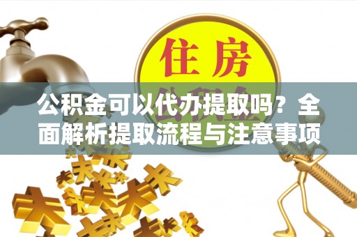 蓬安公积金可以代办提取吗？全面解析提取流程与注意事项