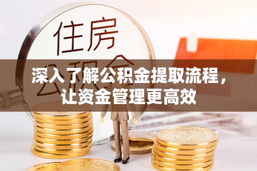 蓬安深入了解公积金提取流程，让资金管理更高效