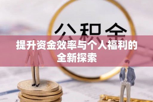 蓬安提升资金效率与个人福利的全新探索