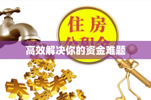 蓬安高效解决你的资金难题