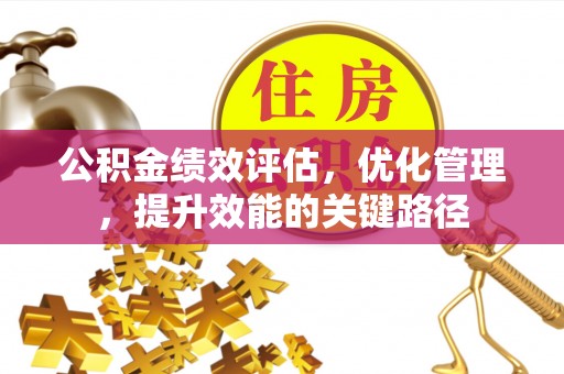 蓬安公积金绩效评估，优化管理，提升效能的关键路径