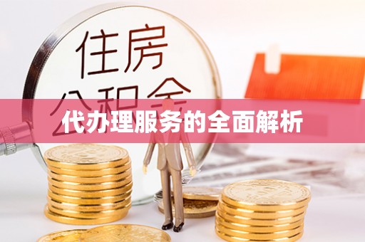 蓬安代办理服务的全面解析