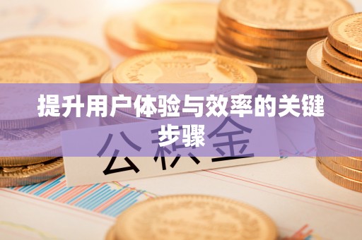 蓬安提升用户体验与效率的关键步骤