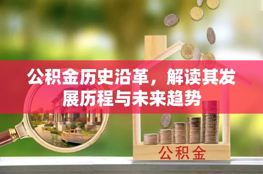 蓬安公积金历史沿革，解读其发展历程与未来趋势