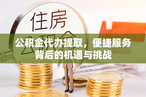 蓬安公积金代办提取，便捷服务背后的机遇与挑战