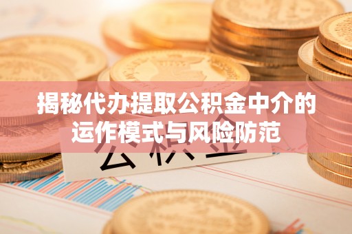 蓬安揭秘代办提取公积金中介的运作模式与风险防范