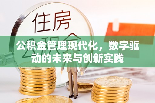 蓬安公积金管理现代化，数字驱动的未来与创新实践